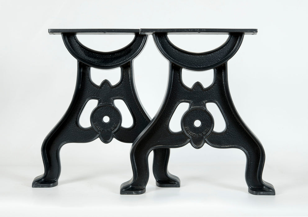 25" Cast Aluminum Table Legs (Maxwell), Set of 2