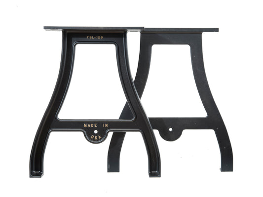 28" Cast Aluminum Table Legs (Camden), Set of 2