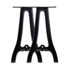 28" Cast Aluminum Narrow Table Legs (Sutton), Set of 2
