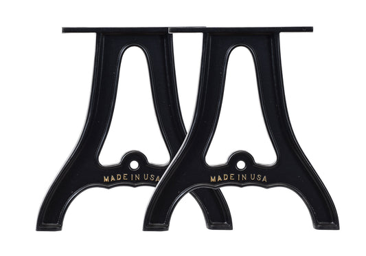 16" Cast Aluminum Bench or Coffee Table Legs (Sutton), Set of 2