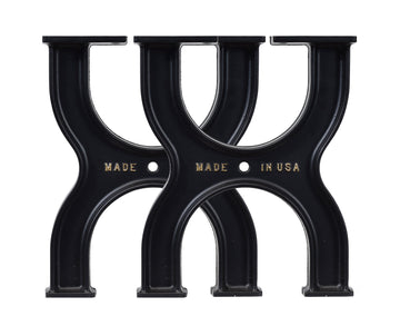 12" Cast Aluminum Table Legs (Dover), Set of 2