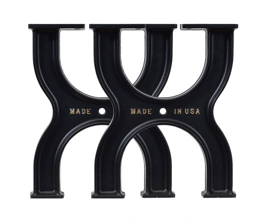 12" Cast Aluminum Table Legs (Dover), Set of 2