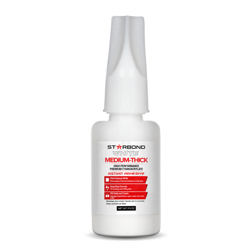 Starbond White Heavy Medium CA Glue (Medium Thick)