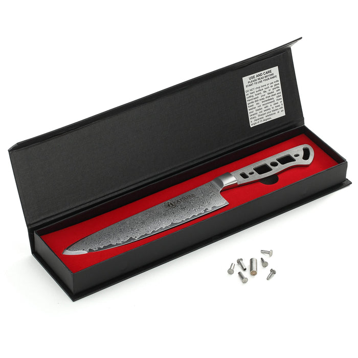 AUS-10 DAMASCUS 8-IN GYUTO CHEF KNIFE BLANK