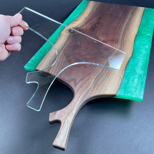 Twig Charcuterie Board Handle Acrylic Router Template
