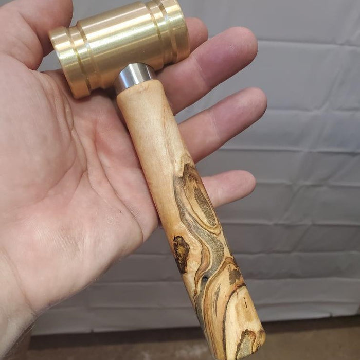 Large Brass Hammer Woodturning Kit