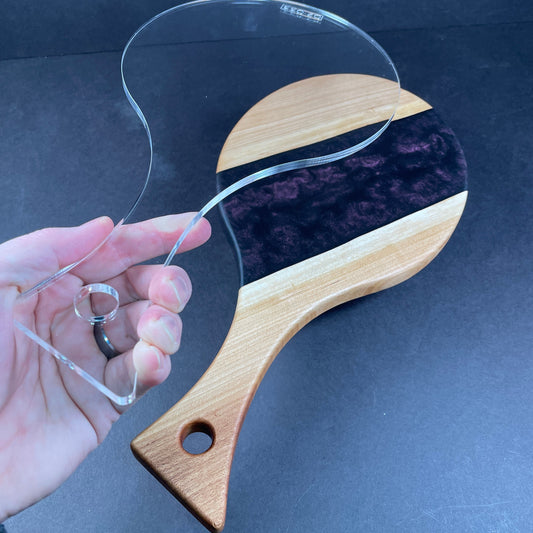 Serving Board "Ping Pong" Acrylic Router Template