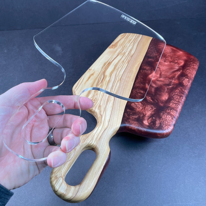 Serving Board "Oval Handle" Acrylic Router Template