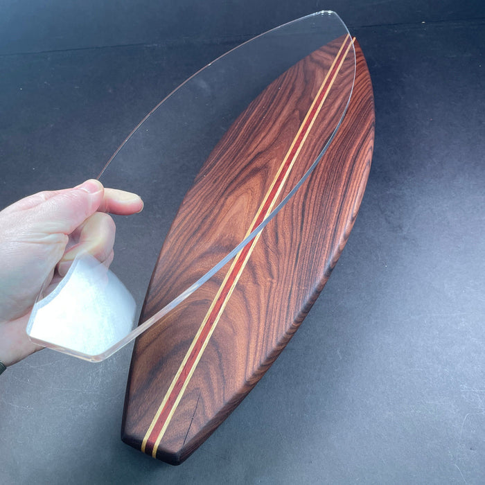 Surf Board Serving Board Acrylic Router Template