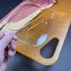 Double Flipper Charcuterie Board Handle Acrylic Router Template