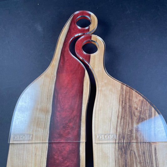 Nesting Charcuterie Board Handle Acrylic Router Template