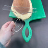 Modern Leaf Charcuterie Board Handle Acrylic Router Template
