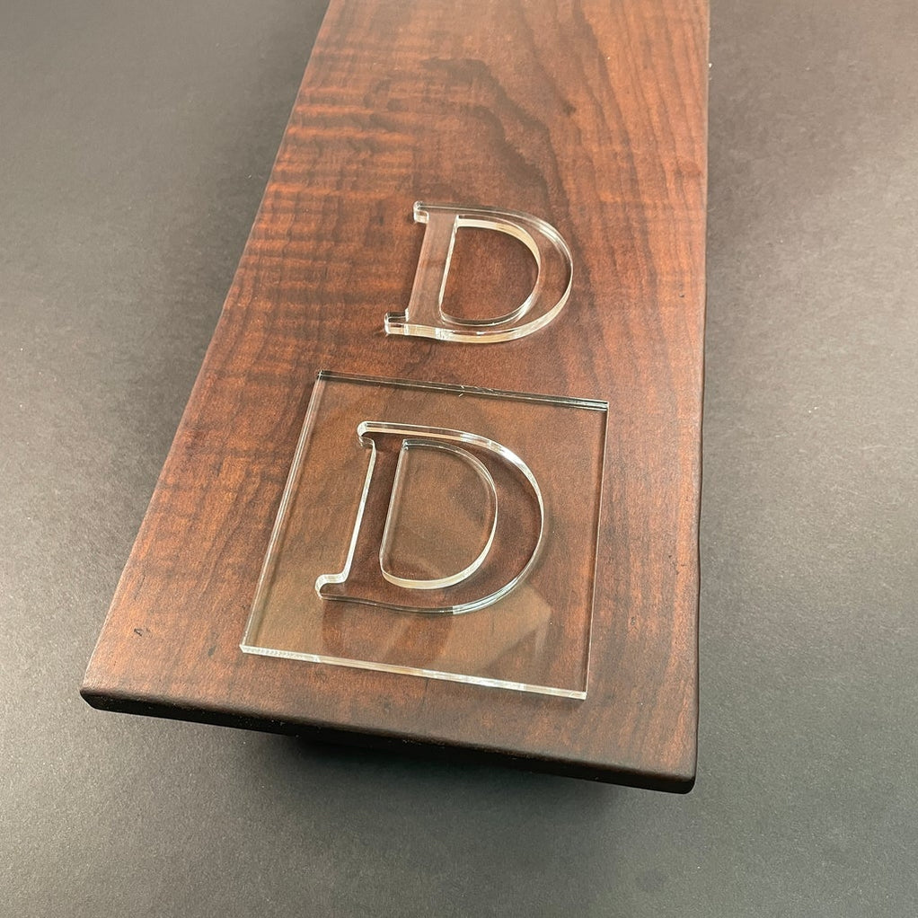 Large Letters A-Z Acrylic Router Templates — Bear Hollow Supply