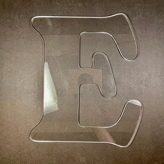 Jumbo Letter Acrylic Router Template