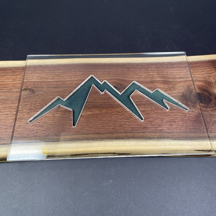 Mountain Range Acrylic Router Template