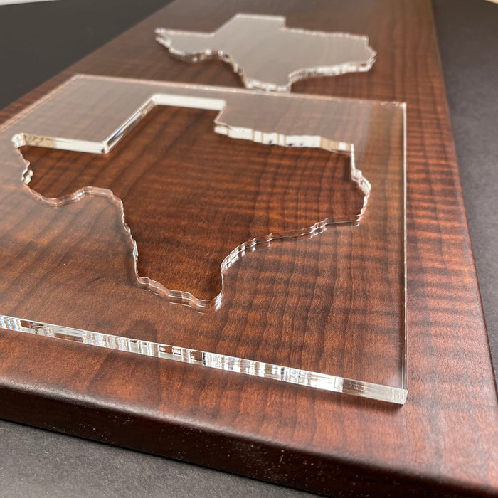 State Of Texas Acrylic Router Template
