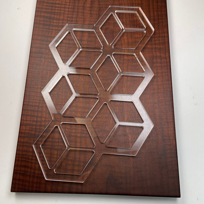 3D Squares Acrylic Router Template — Bear Hollow Supply