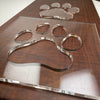Paw Print Acrylic Router Template