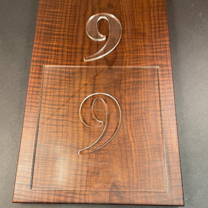 Number Templates 1-10 Acrylic Router Template — Bear Hollow Supply