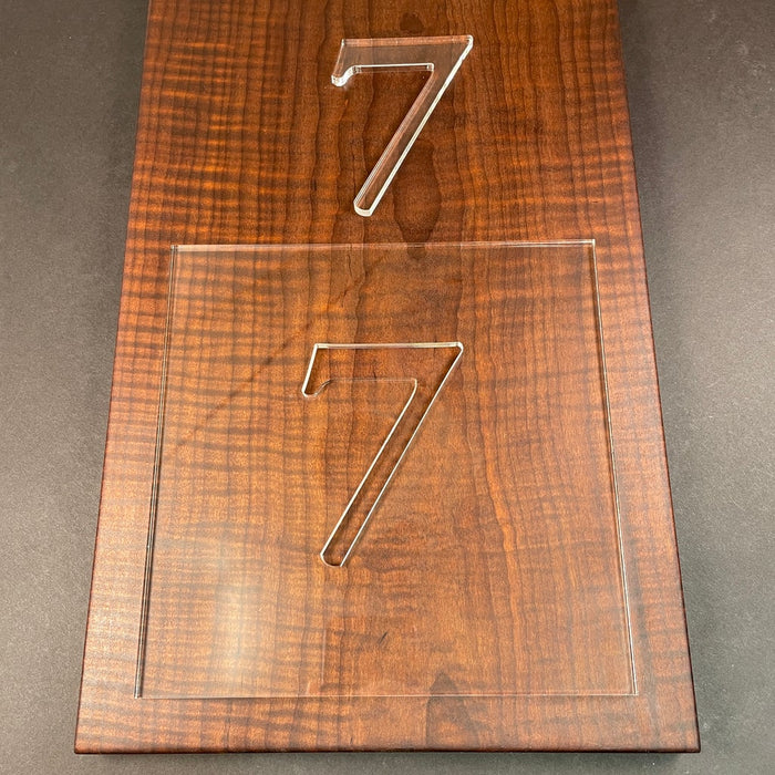 Number Templates 1-10 Acrylic Router Template — Bear Hollow Supply