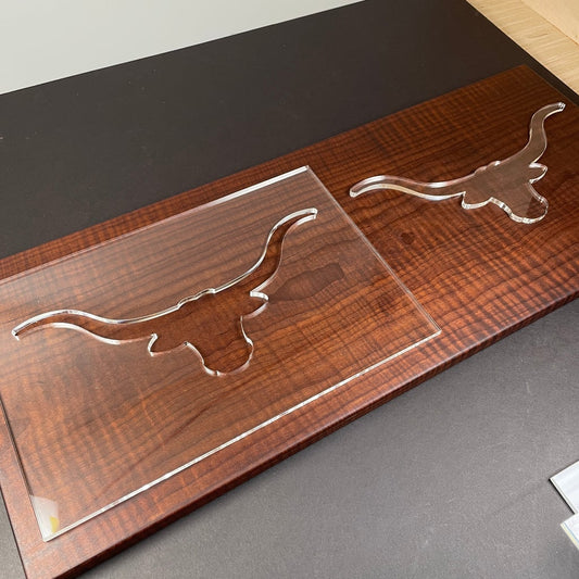 Longhorn Acrylic Router Template