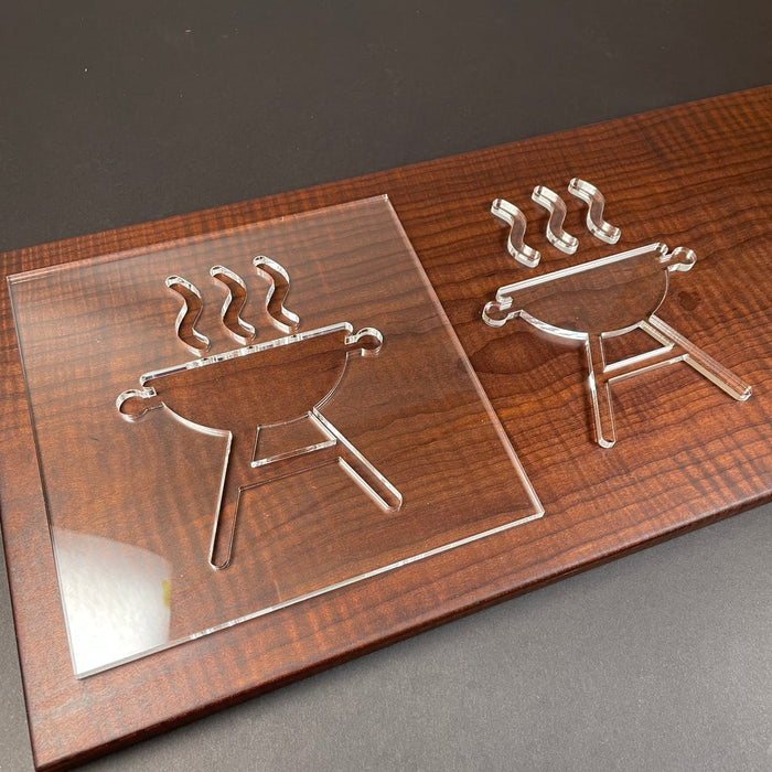 BBQ Acrylic Router Template