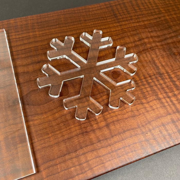 Snowflake #1 Acrylic Router Template