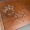 Double Paw Prints Acrylic Router Template