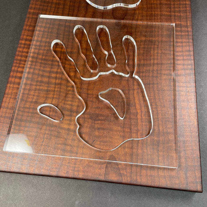 Hand Print Acrylic Router Template