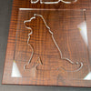 Sitting Dog Acrylic Router Template