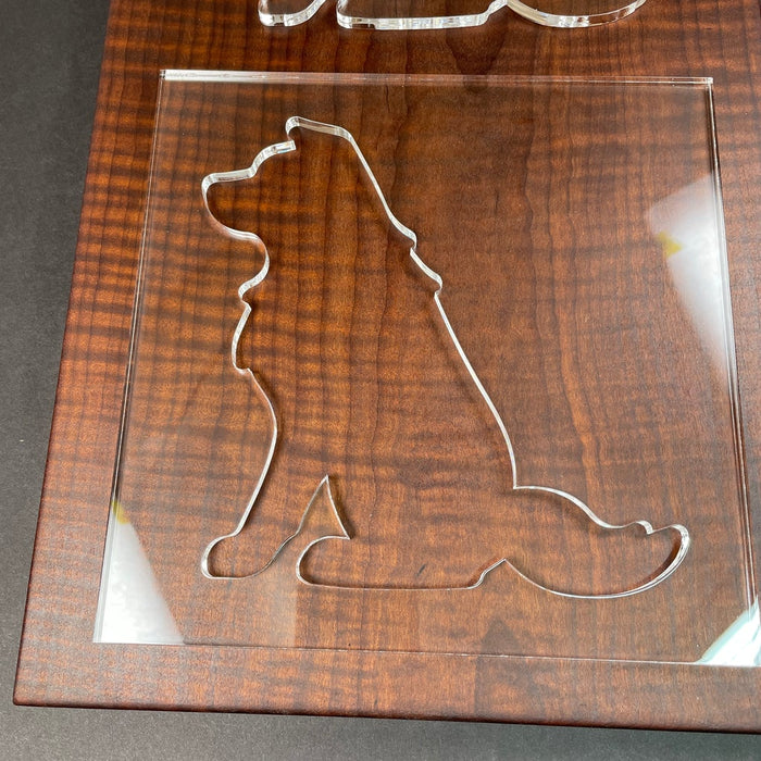 Sitting Dog Acrylic Router Template