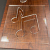 Music Notes Acrylic Router Template