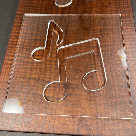 Music Notes Acrylic Router Template