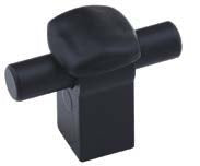 Iron Forge Knob Black K58-BL