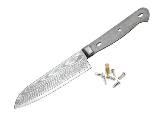 Katsura VG-10 DAMASCUS 5-IN SMALL SANTOKU BLANK