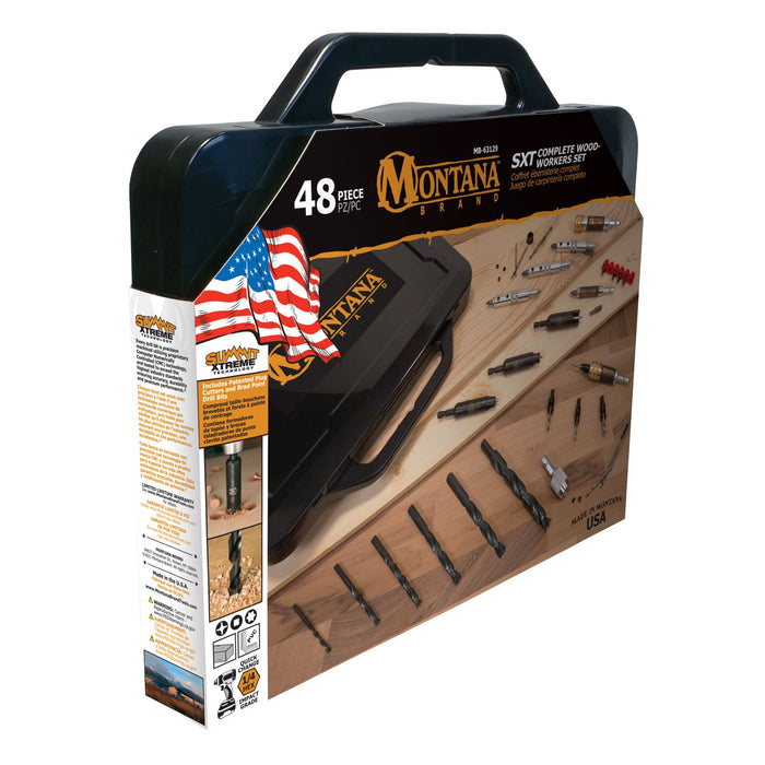Montana Brand 48PC COMPLETE WOODWORKERS SET