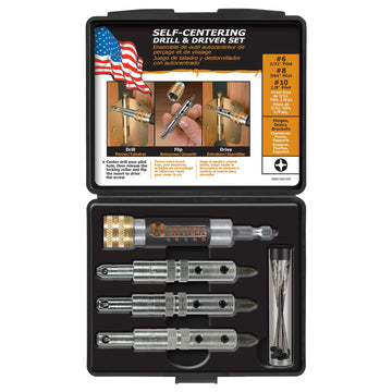 Montana Brand Self-Centering Drill & Driver Set - 16 Piece
