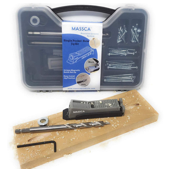 Massca Products X0023MQIW3 Single Pocket Hole Jig Kit