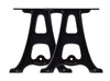 28" Cast Aluminum Table Legs (Lewis), 3 Pack