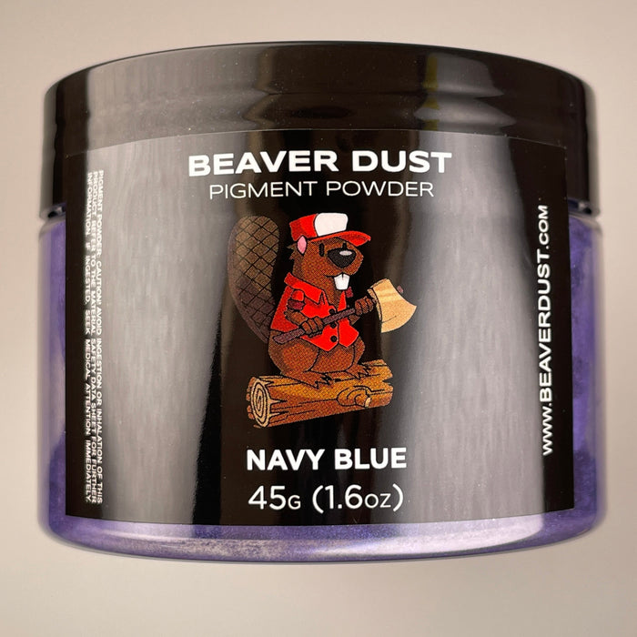 Navy Blue Beaver Dust Mica Pigments
