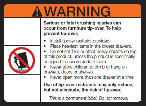 Anti Tipping Restraint