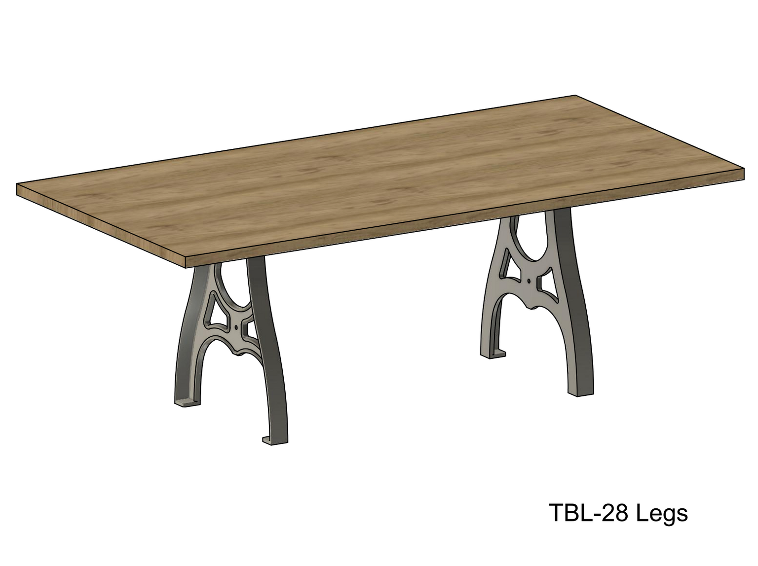 Cast Iron Table Legs | Cast Aluminum Table Legs | BHS — Bear Hollow Supply