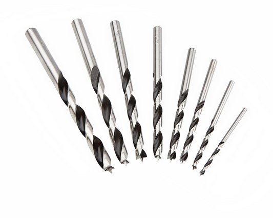 Brad Point Drill Bit 8-Pc Set In Blister Pack, 3-10mm Diameter