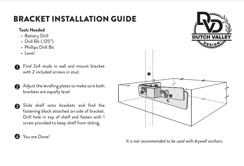 Adjustable Floating Shelf Brackets