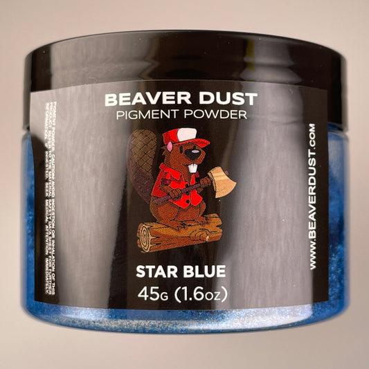 Star Blue Beaver Dust Mica Pigments