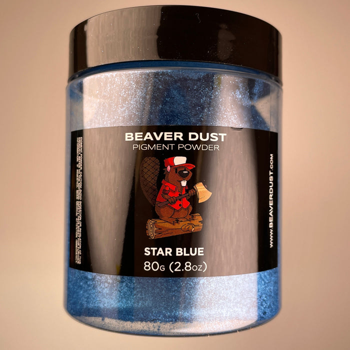 Star Blue Beaver Dust Mica Pigments