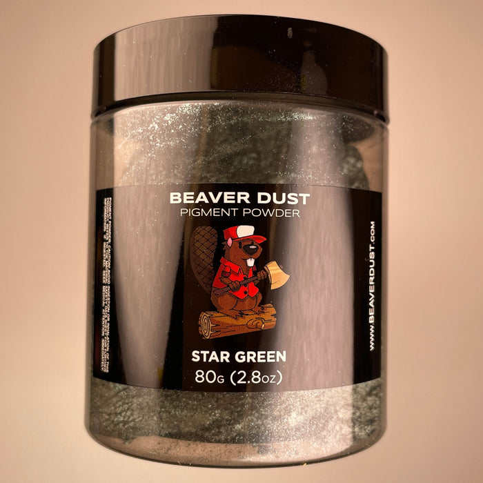 Star Green Beaver Dust Mica Pigments