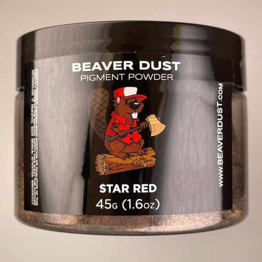 Star Red Beaver Dust Mica Pigments