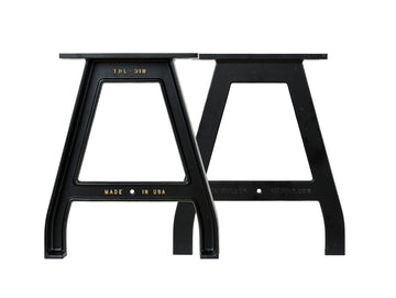 16" Cast Aluminum Table Legs (Roman), Set of 2