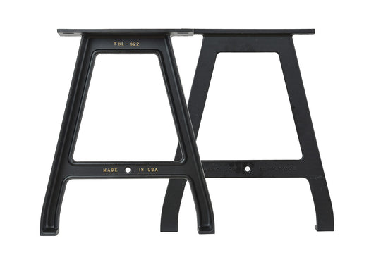 28" Cast Aluminum Table Legs (Roman), Set of 2